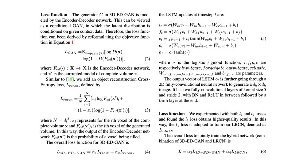 Shape inpainting using 3d generative adversarial network and recurrent convolutional networks